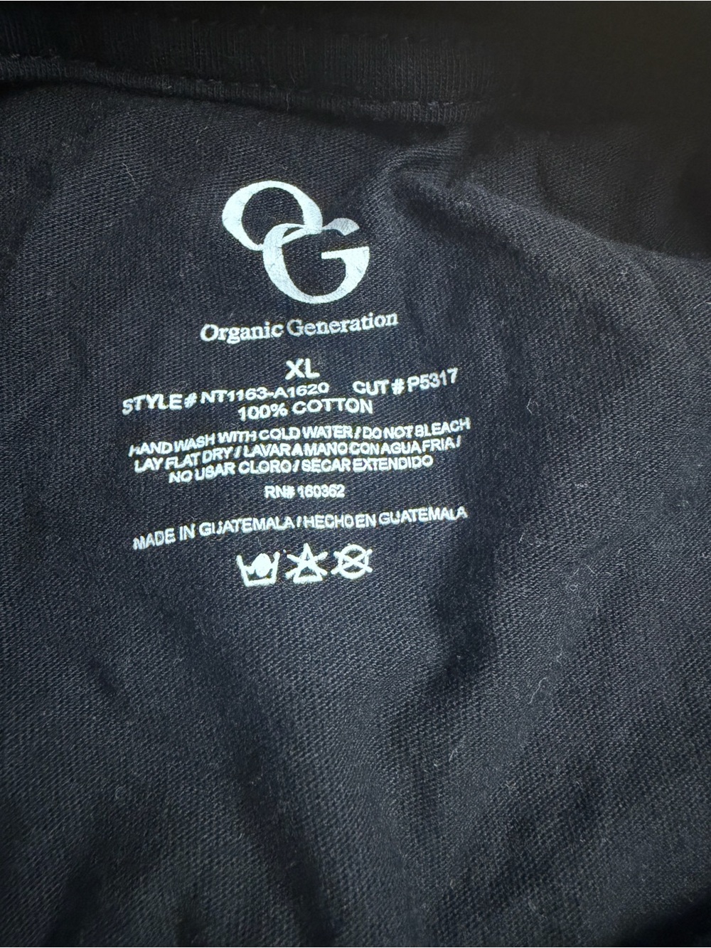 Miller High Life Black Washed Crop Tee XL - Picture 5 of 5